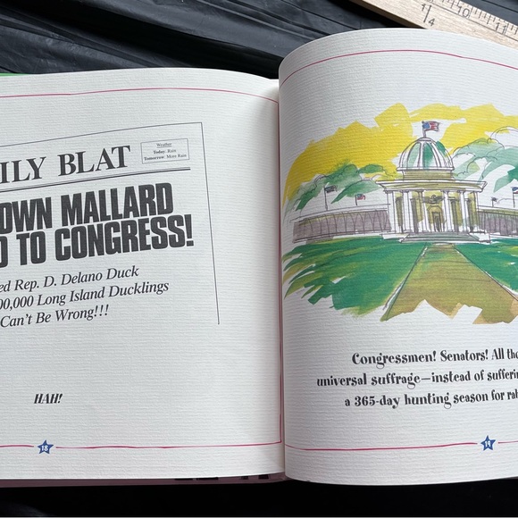 Daffy Duck for President/ oversize children’s oversized, hard covered book - Picture 2 of 6